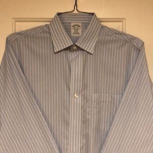 Brooks Brothers blue striped dress shirt